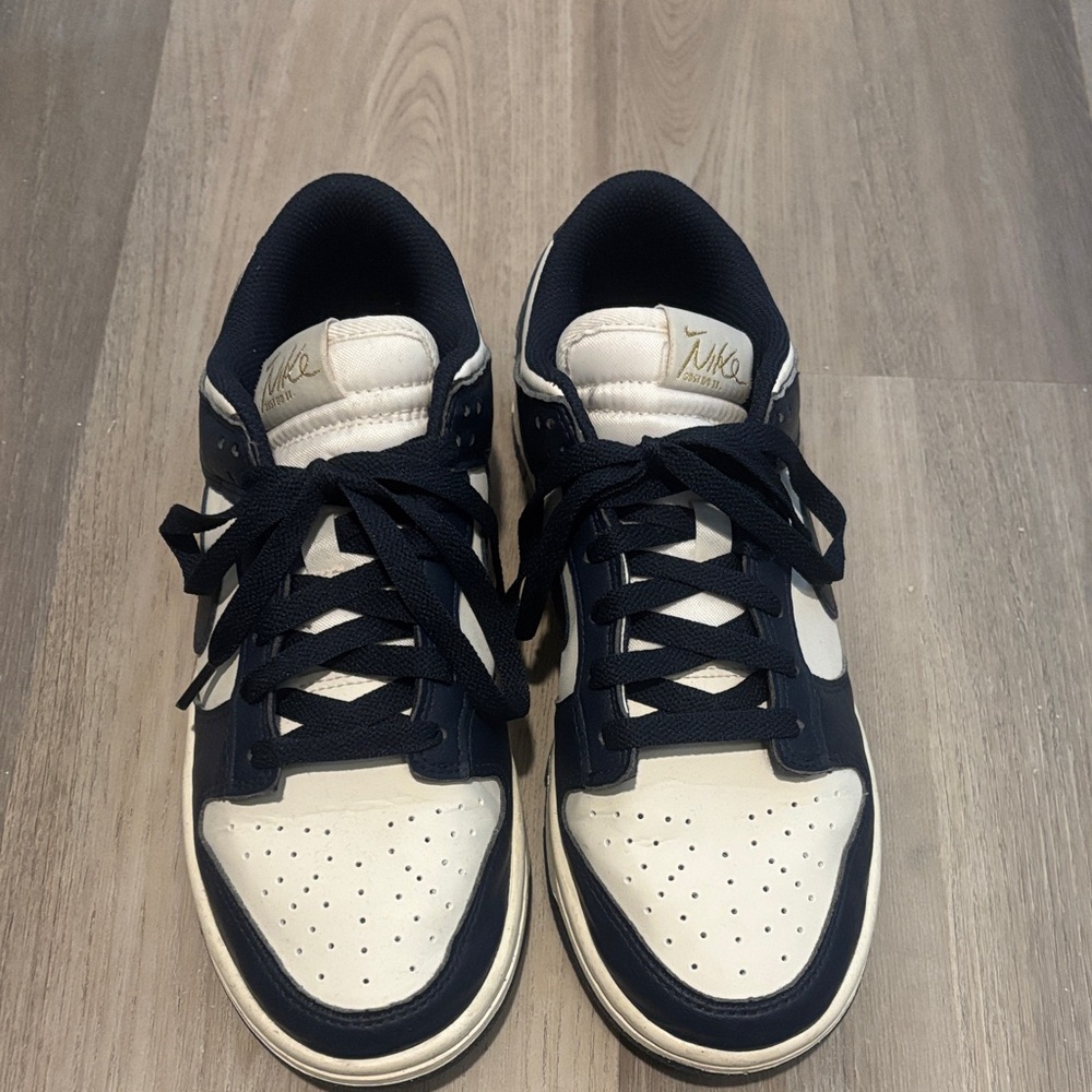 Nike Men's Navy and White Sneakers
